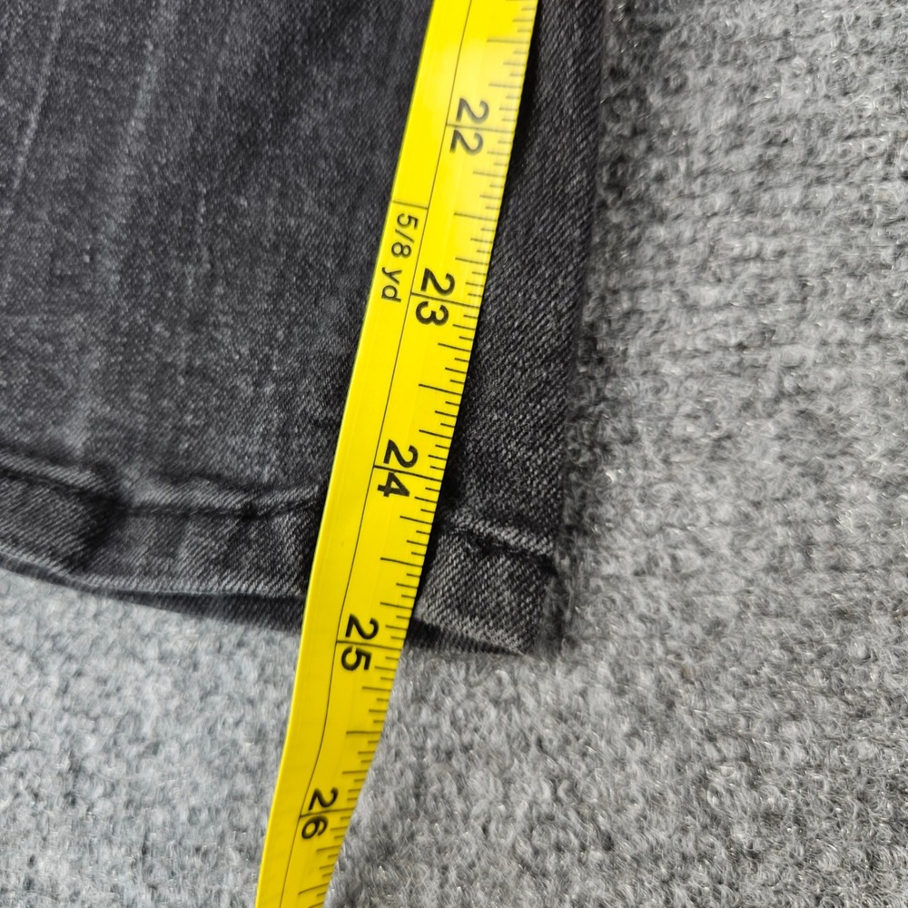 Levis 512 Slim Taper Boys Jeans Black Washed Size 10 Reg 25x25 Adjustable Waist - Picture 4 of 12